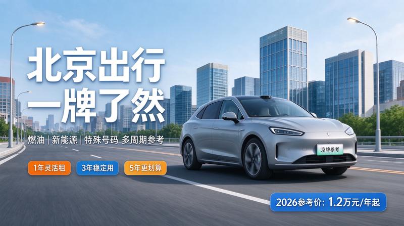 京牌租赁市场最新价格走势